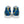 Load image into Gallery viewer, Men’s Blue Kente High Top Canvas