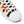 Load image into Gallery viewer, White Kente Men’s high top canvas shoes