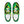 Load image into Gallery viewer, Green Men’s Kente Lace-up Canvas Shoes