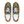 Load image into Gallery viewer, Blue Men’s Kente Lace-up Canvas Shoes