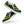 Load image into Gallery viewer, Green Men’s Kente Slip-on Canvas Shoes