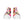 Load 3D model into Gallery viewer, Women’s Fusia Kente High Top Canvas Shoes