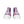 Load 3D model into Gallery viewer, Women’s Purple Kente High Top Canvas Shoes
