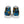 Load image into Gallery viewer, Women’s Blue Kente high top canvas shoes