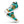 Load image into Gallery viewer, Women’s Teal Kente High Top Canvas Shoes