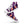 Load image into Gallery viewer, Women’s Purple Kente High Top Canvas Shoes