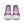 Load image into Gallery viewer, Women’s Purple Kente High Top Canvas Shoes