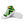 Load image into Gallery viewer, Women’s Green Kente High Top Canvas Shoes