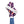 Load image into Gallery viewer, Women’s Purple Kente High Top Canvas Shoes