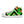 Load image into Gallery viewer, Women’s Green Kente High Top Canvas Shoes