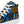 Load image into Gallery viewer, Women’s Blue Kente high top canvas shoes