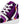 Load image into Gallery viewer, Women’s Purple Kente High Top Canvas Shoes