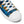 Load image into Gallery viewer, Women’s Blue Kente high top canvas shoes
