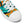 Load image into Gallery viewer, Women’s Teal Kente High Top Canvas Shoes