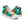 Load image into Gallery viewer, Women’s Teal Kente High Top Canvas Shoes