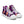 Load image into Gallery viewer, Women’s Purple Kente High Top Canvas Shoes