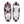 Load image into Gallery viewer, Women’s Purple Kente Lace-up Canvas Shoes