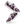 Load image into Gallery viewer, Women’s Purple Kente Lace-up Canvas Shoes