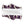 Load image into Gallery viewer, Women’s Purple Kente Lace-up Canvas Shoes