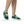 Load image into Gallery viewer, Women’s Green Kente Lace-up Canvas Shoes