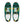 Load image into Gallery viewer, Women’s Green Kente Lace-up Canvas Shoes