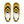 Load image into Gallery viewer, Women’s Yellow Kente Slip-on Canvas Shoes