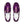 Load image into Gallery viewer, Women’s Purple Kente Slip-on Canvas Shoes