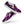 Load image into Gallery viewer, Women’s Purple Kente Slip-on Canvas Shoes