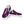 Load image into Gallery viewer, Women’s Purple Kente Slip-on Canvas Shoes