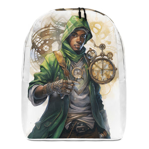 Tariq the Timekeeper Minimalist Backpack, African Gift with African Superhero